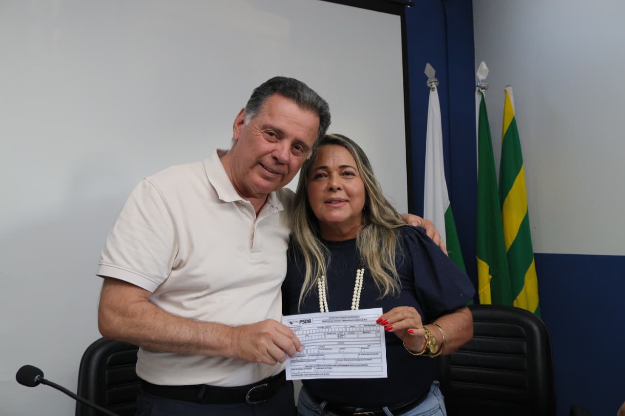 Presidente do MDB de São Domingos deixa o partido e filia-se ao PSDB de Marconi Perillo